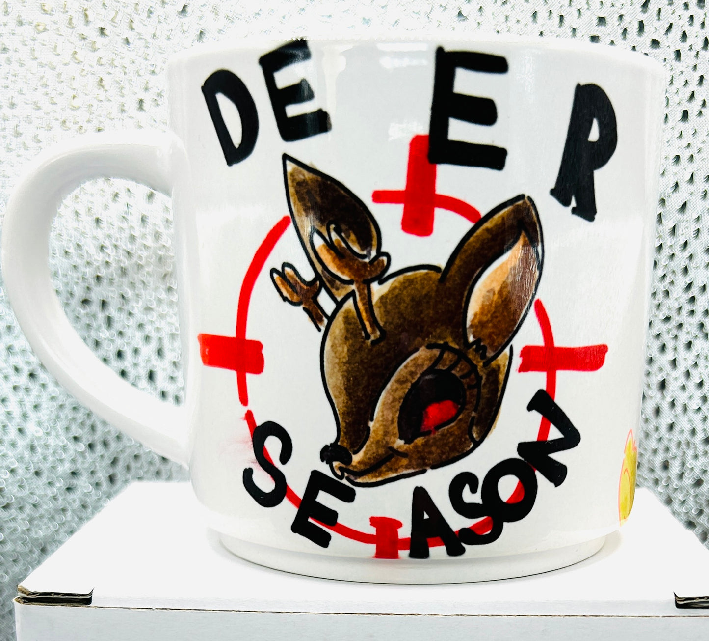 Tazza Lucifer disegnata a mano – Mug Hazbin Hotel artigianale