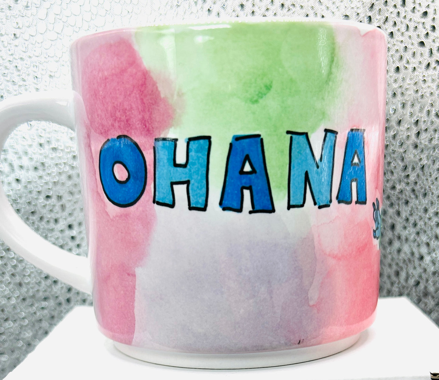 ☕ Tazza Stitch – Caos blu