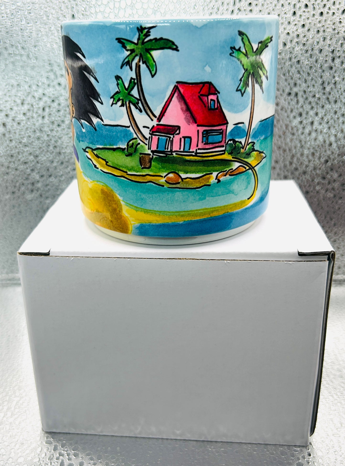 Tazza – Goku bambino sulla Nuvola Speedy alla Kame House (Dragon Ball Fanart)