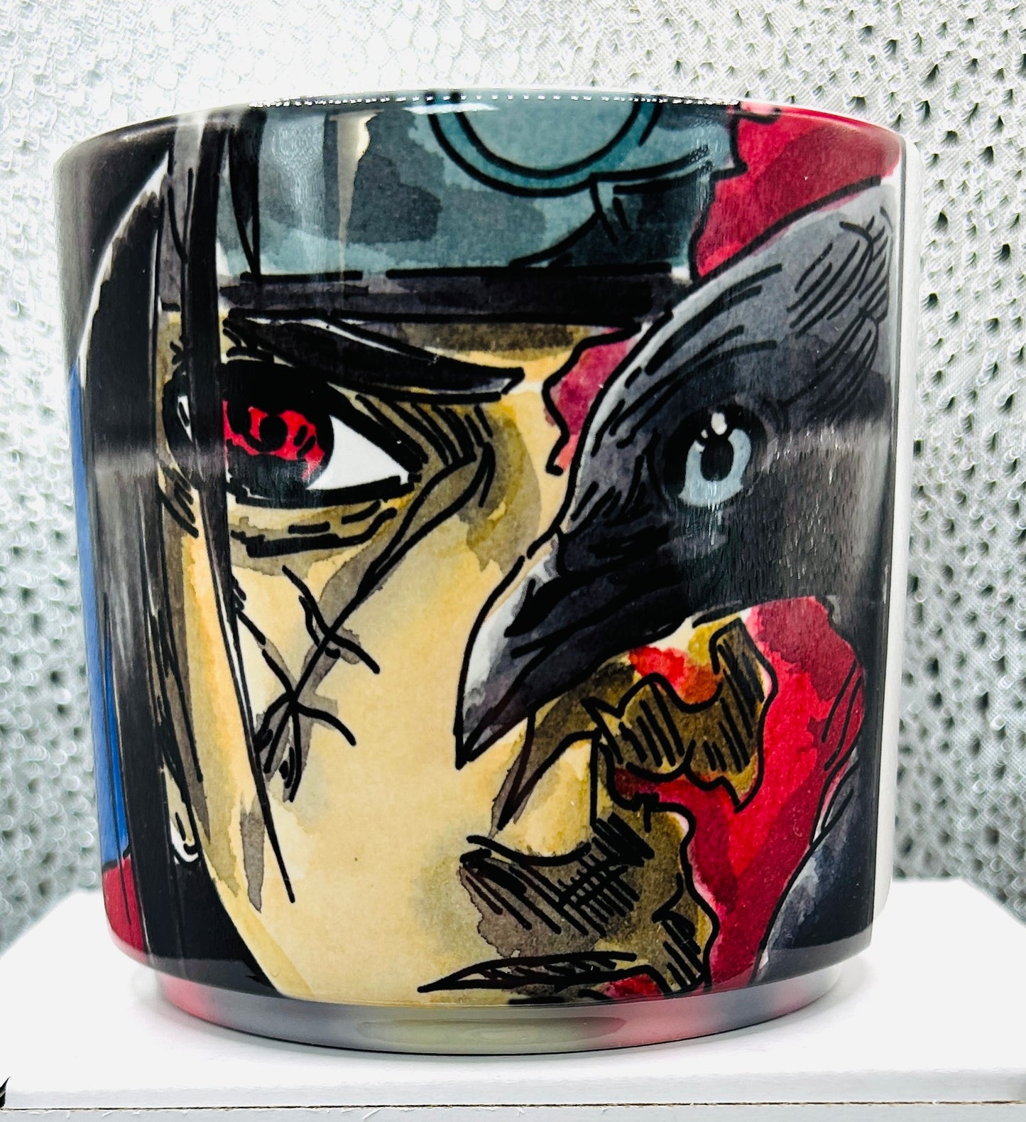 Tazza Itachi Naruto dipinta a mano – Tazza anime artigiana