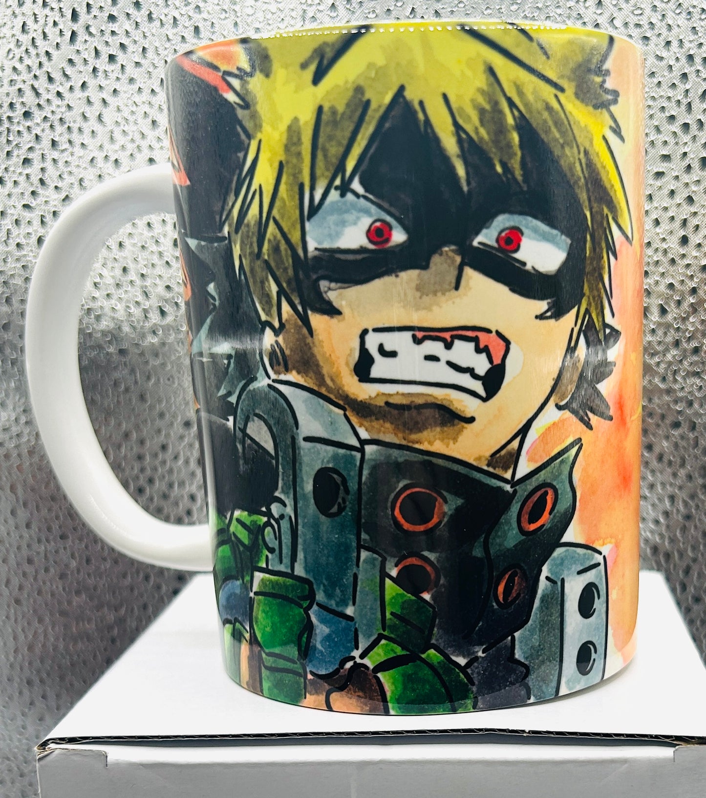 Tazza disegnata a mano – Bakugo Katsuki (My Hero Academia)