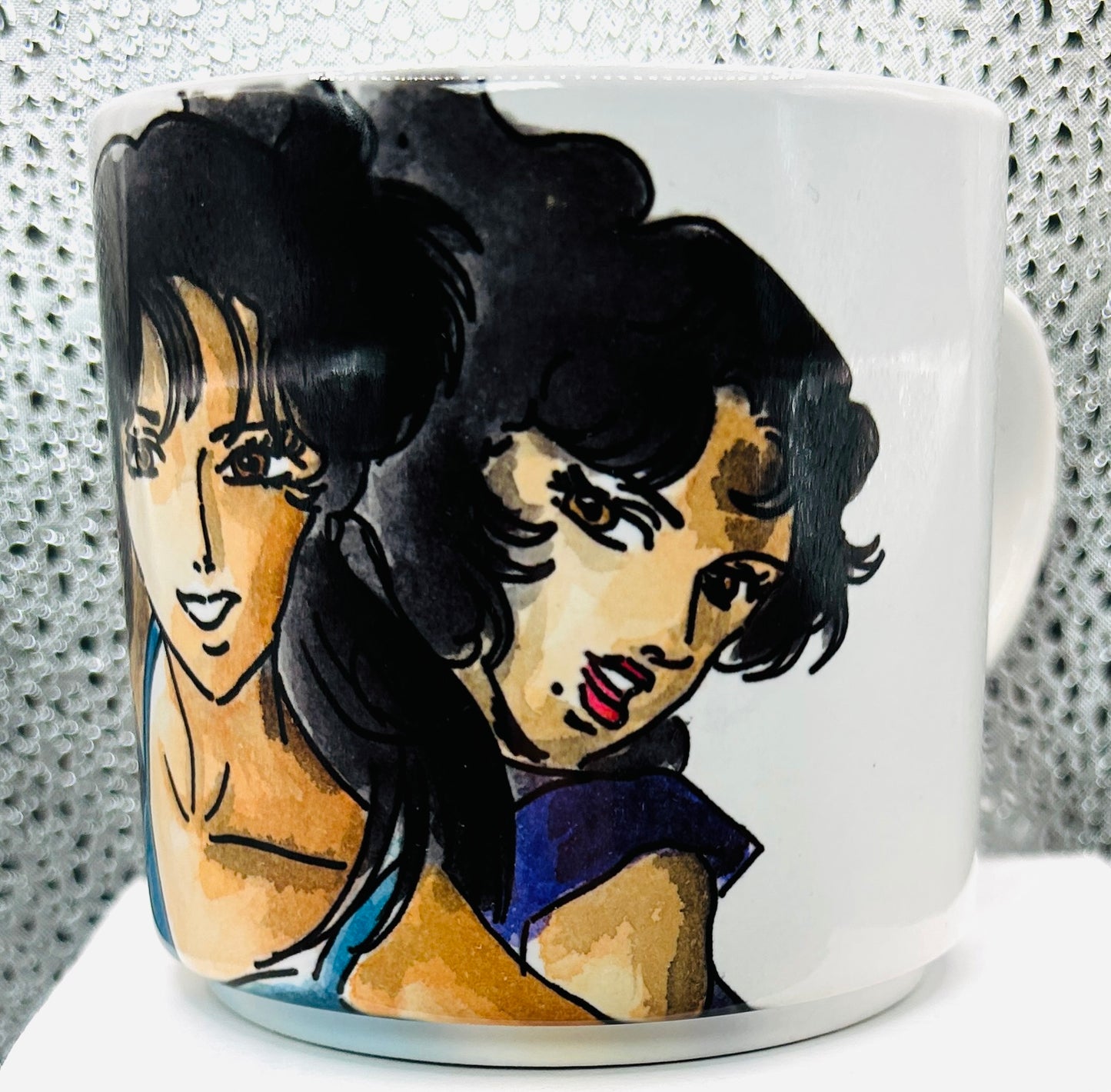 Tazza “Occhi di Gatto” – Edizione Artistica Dipinta a Mano