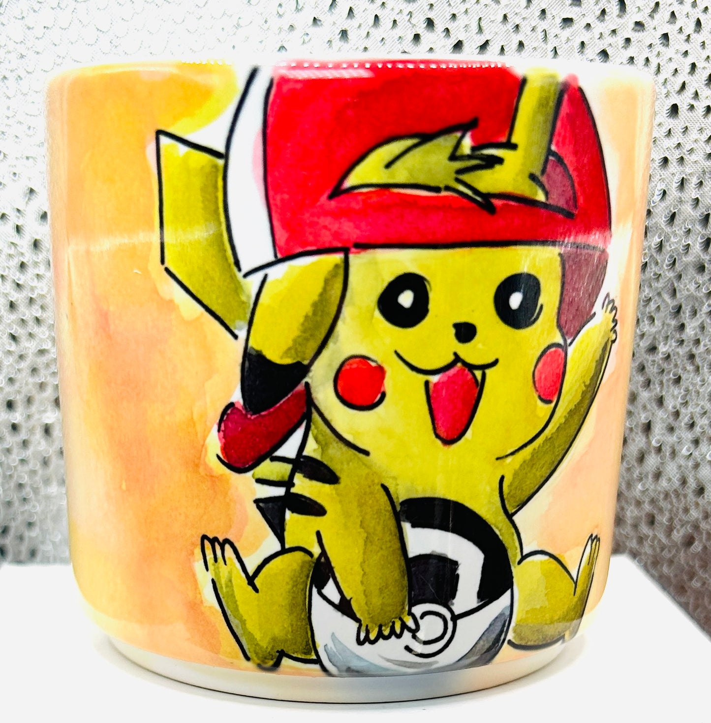 Tazza Pikachu – Dipinta a mano | Pokémon