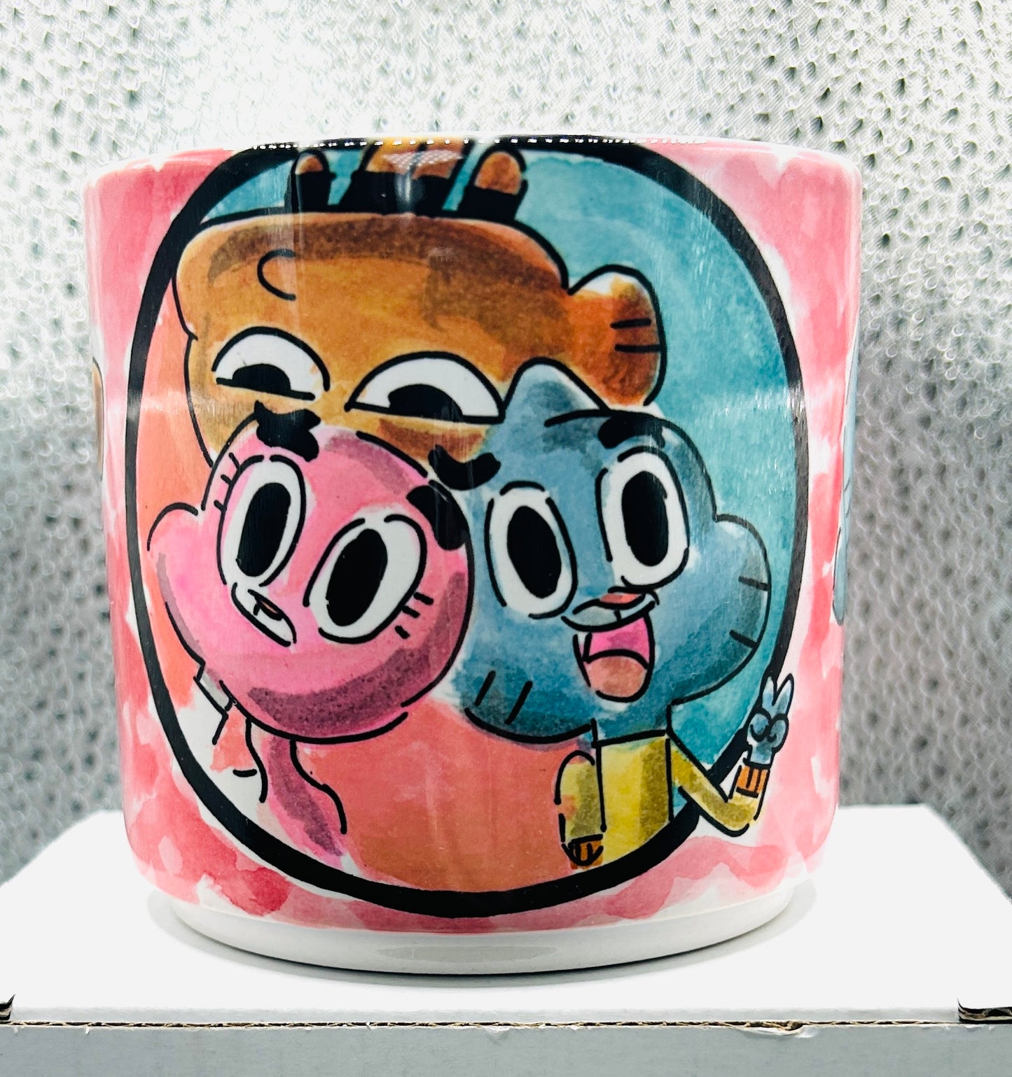 Tazza Gumball Disegnata a Mano – The Amazing World of Gumball 🐱