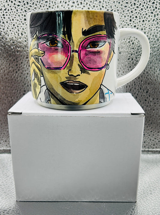 Tazza personalizzata Jinu – K-Pop Demon Hunters | Stile anime, disegno originale