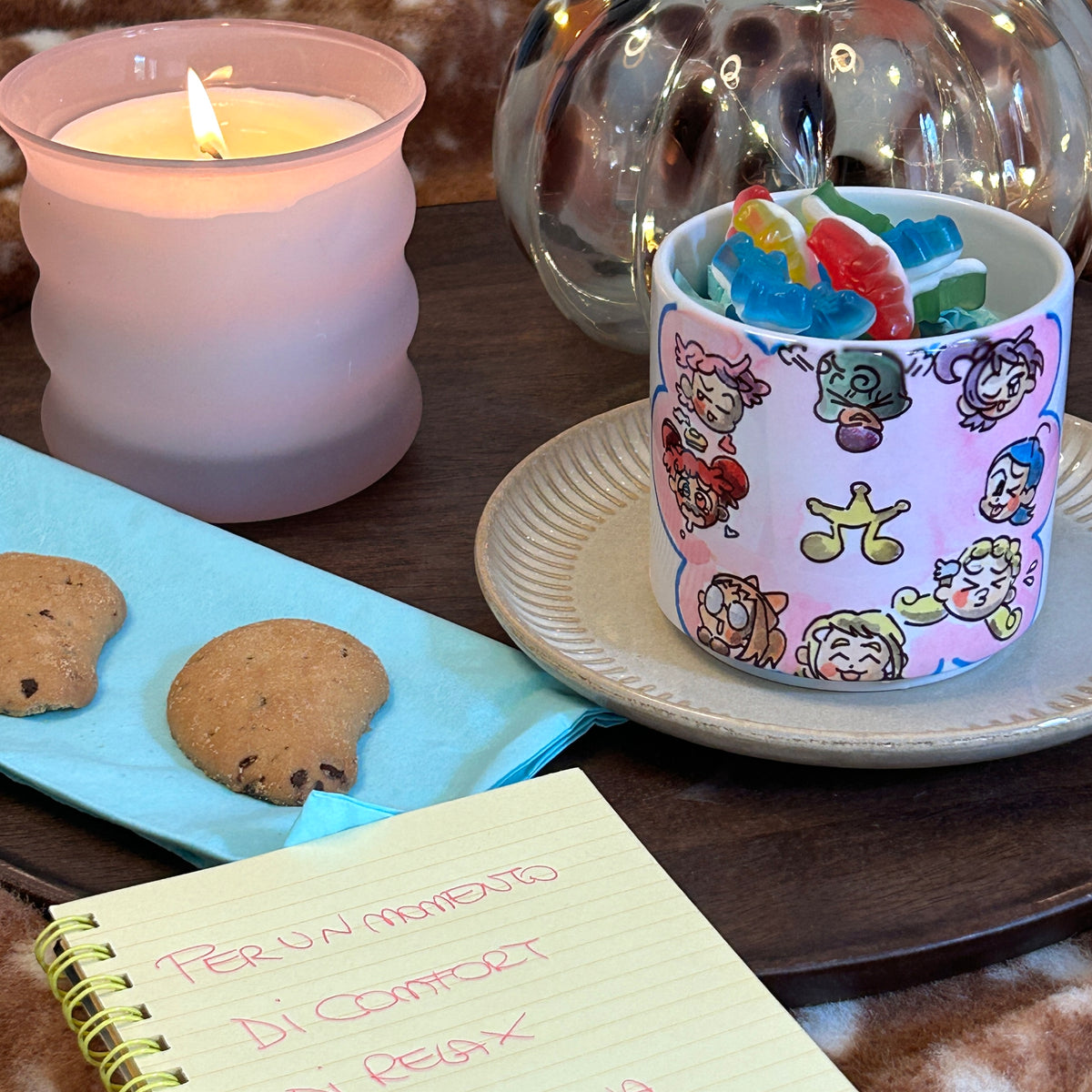 Tazza Magica Doremi – Dipinta a Mano 🎀✨