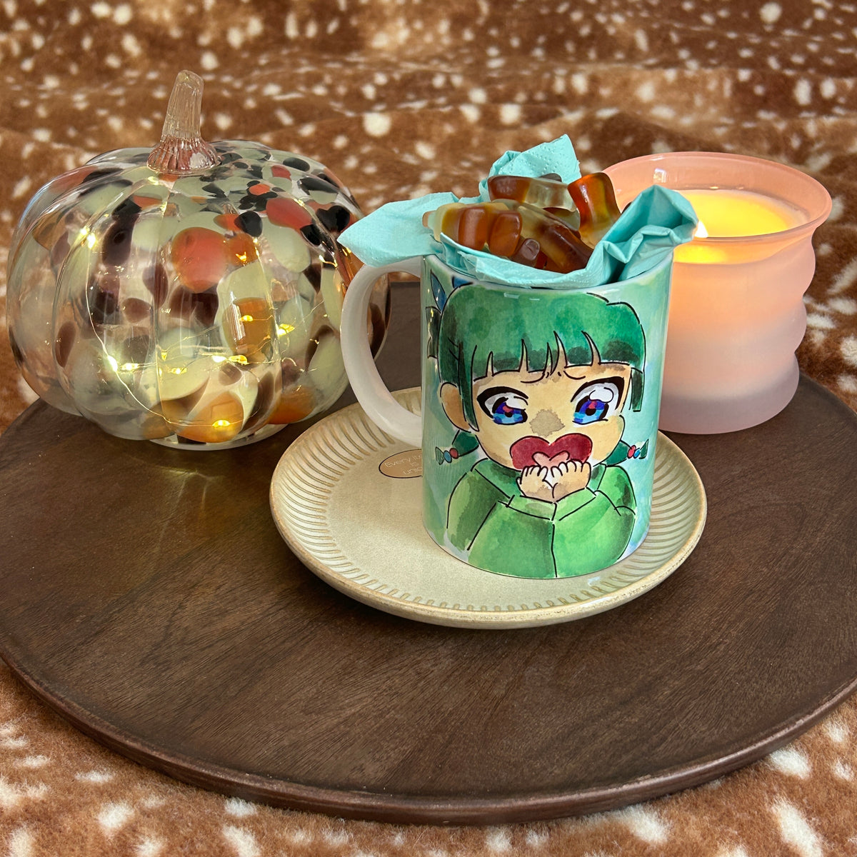 Tazza Mao Mao Disegnata a Mano – The Apothecary Diaries Anime Mug 🌿