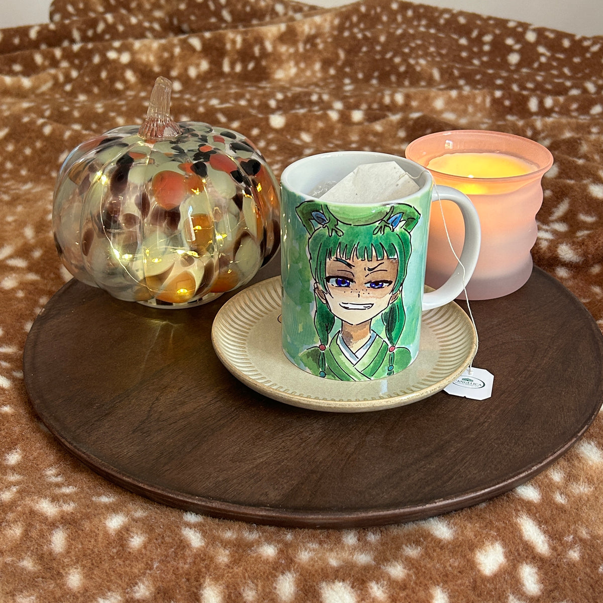 Tazza Mao Mao Disegnata a Mano – The Apothecary Diaries Anime Mug 🌿