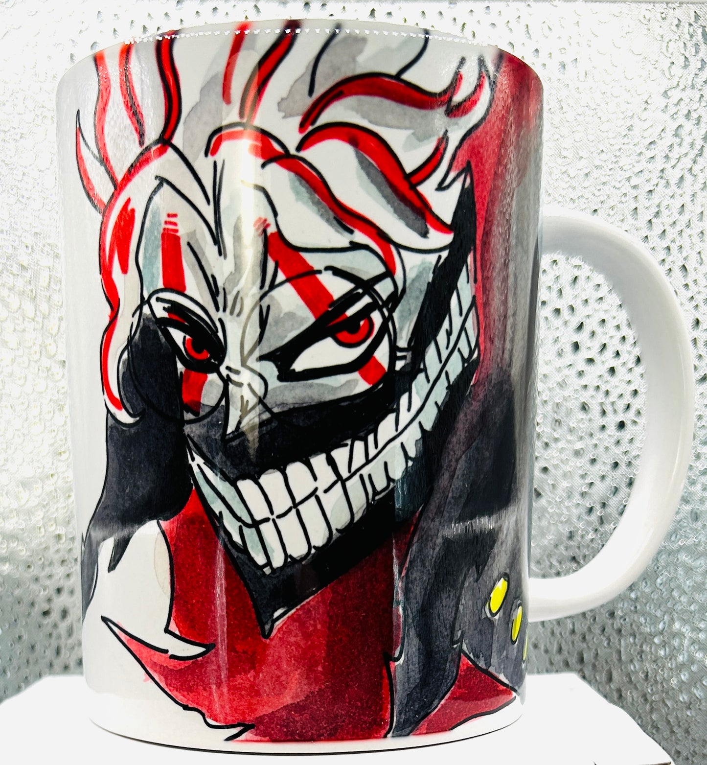 Tazza Dandadan disegnata a mano – Mug anime artigianale