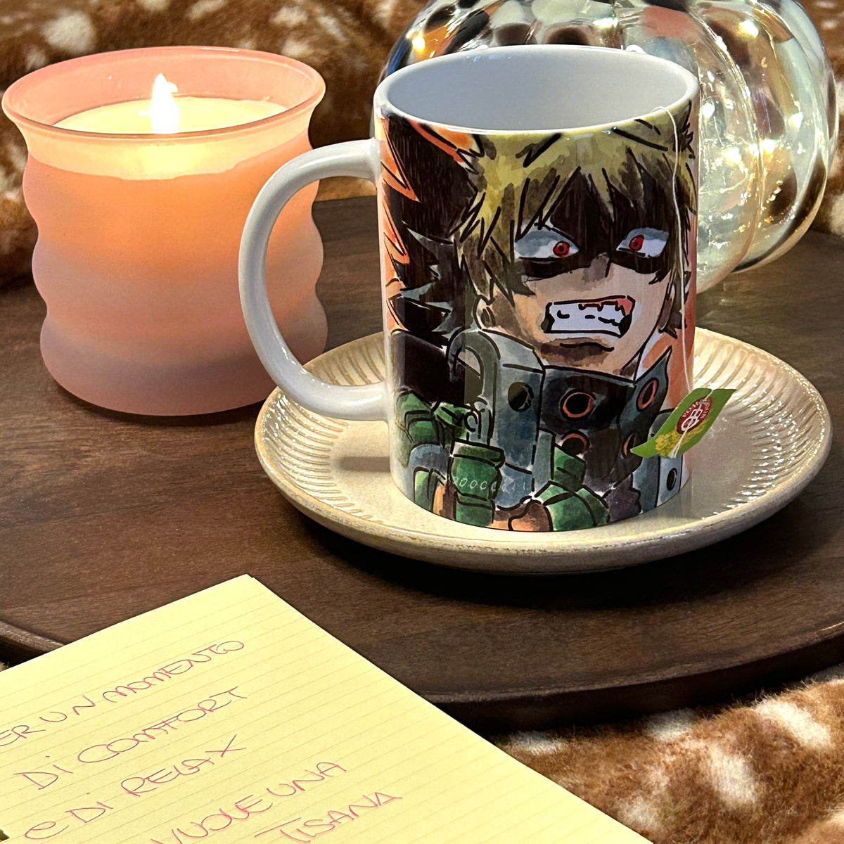 Tazza disegnata a mano – Bakugo Katsuki (My Hero Academia)