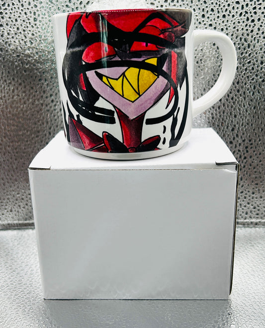 Tazza Alastor – Hazbin Hotel – Illustrazione Originale – Mug Personalizzata – Idea Regalo Fanart
