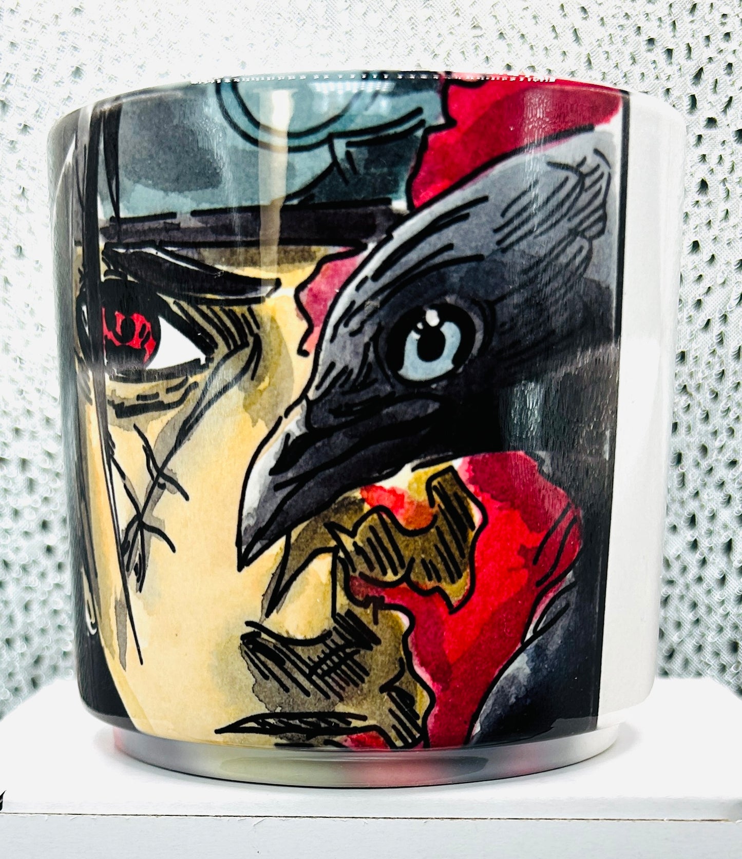 Tazza Itachi Naruto dipinta a mano – Tazza anime artigiana
