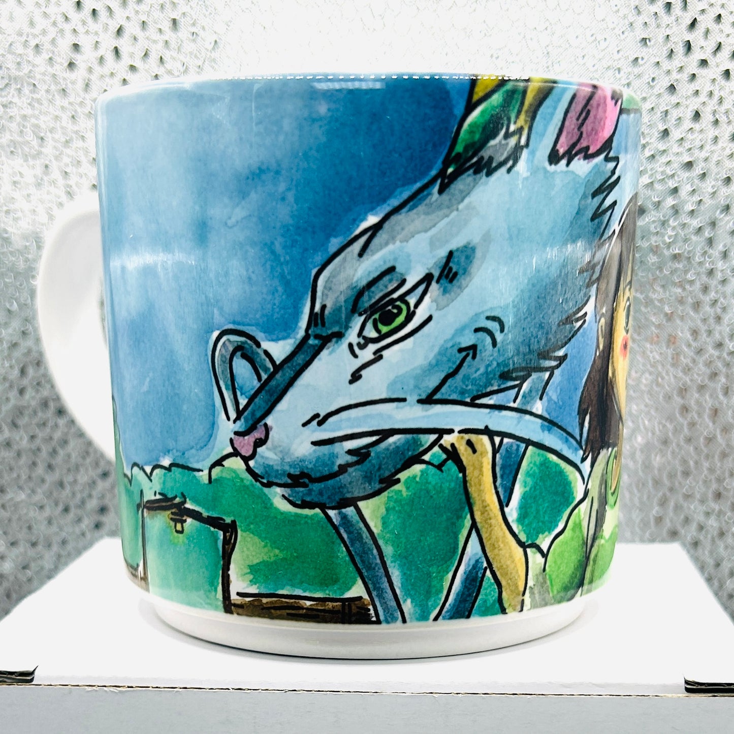 Tazza La Città Incantata Disegnata a Mano – Spirited Away Anime Mug 🏮
