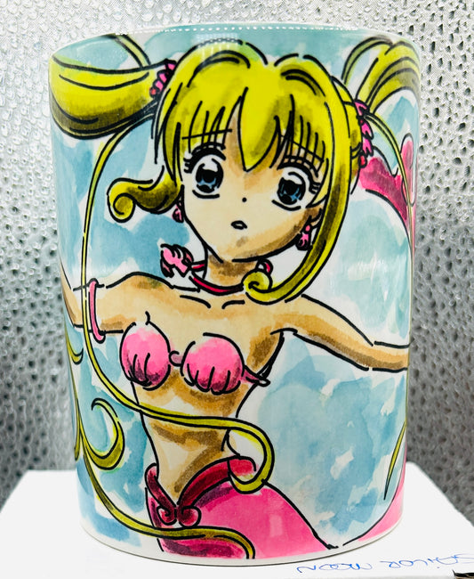 Tazza Mermaid Melody Lucia – Design Anime Magico Dipinto a Mano