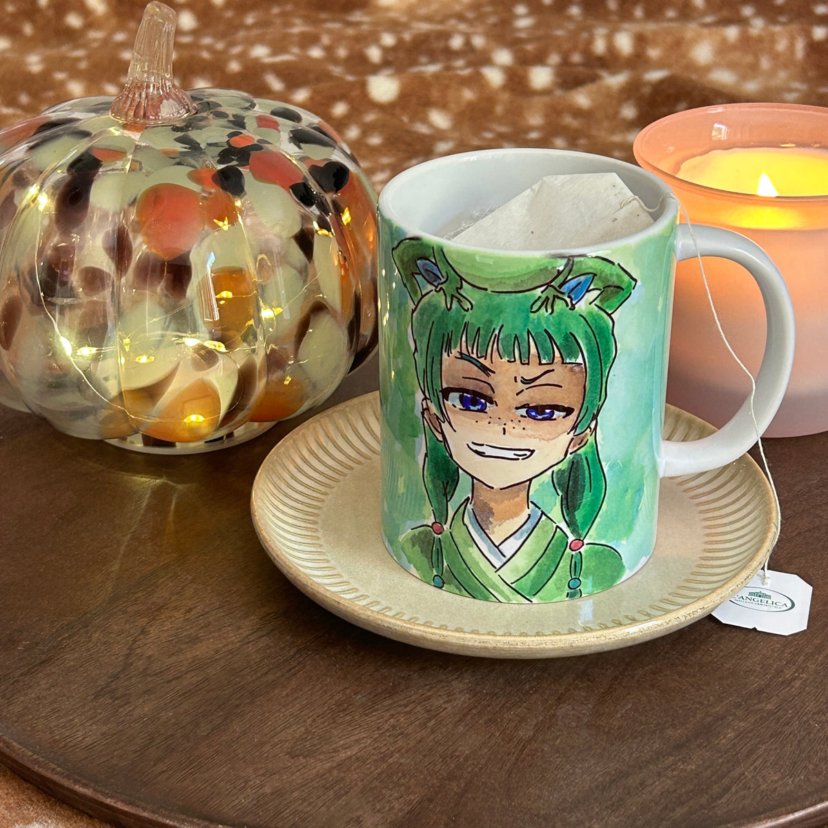 Tazza Mao Mao Disegnata a Mano – The Apothecary Diaries Anime Mug 🌿
