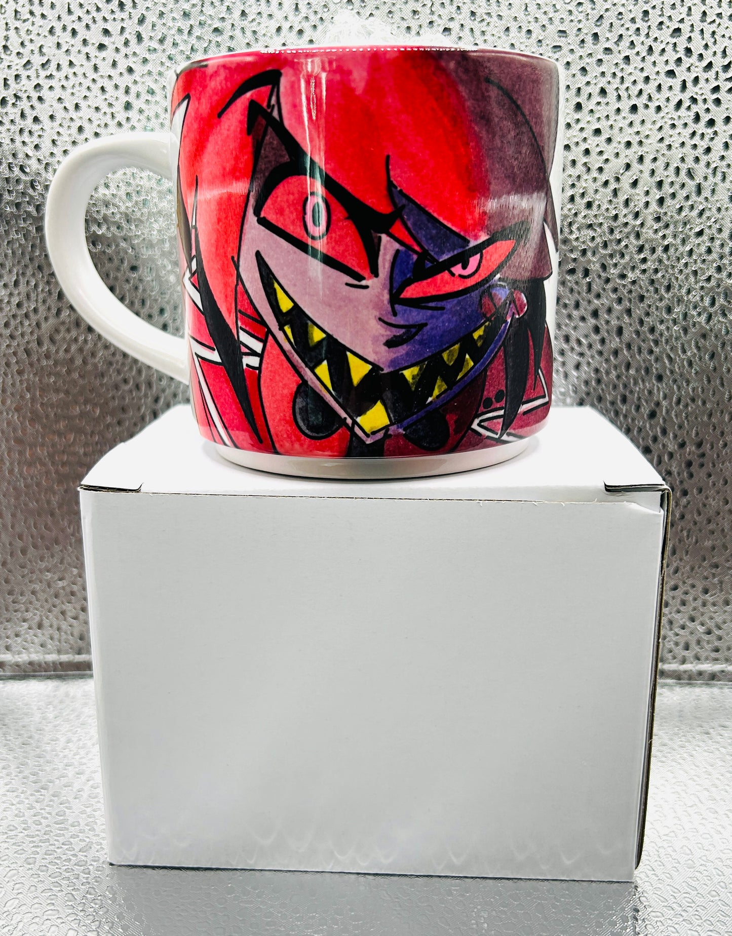 Tazza Alastor – Hazbin Hotel – Illustrazione Originale – Mug Personalizzata – Idea Regalo Fanart