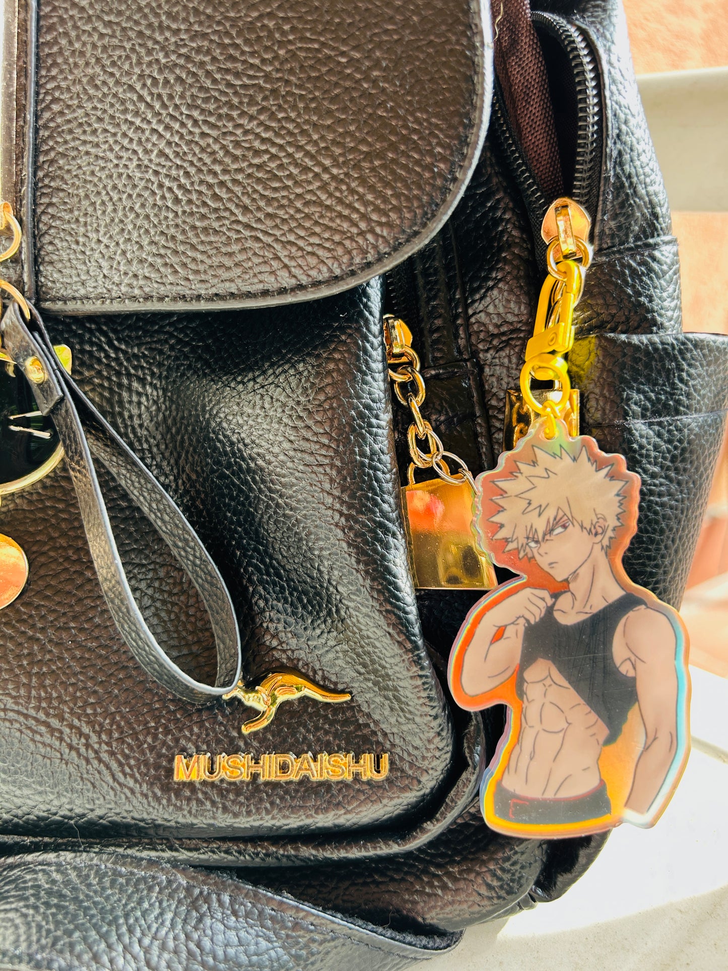 Portachiavi Bakugo – Disegnato a Mano su Acrilico 💥