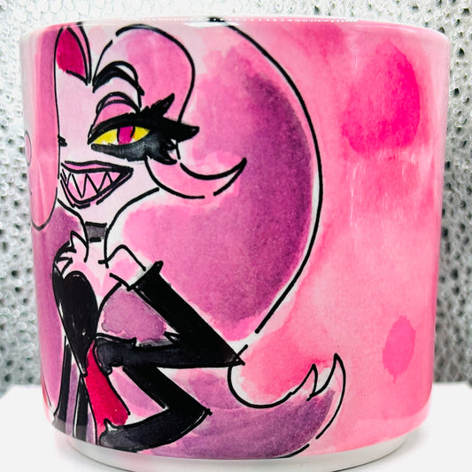 Tazza Angel Dust Stagione 2 – Dipinta a mano | Hazbin Hotel