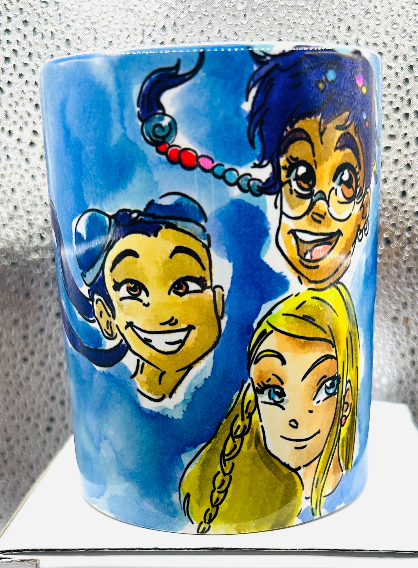 Tazza disegnata a mano – W.I.T.C.H.