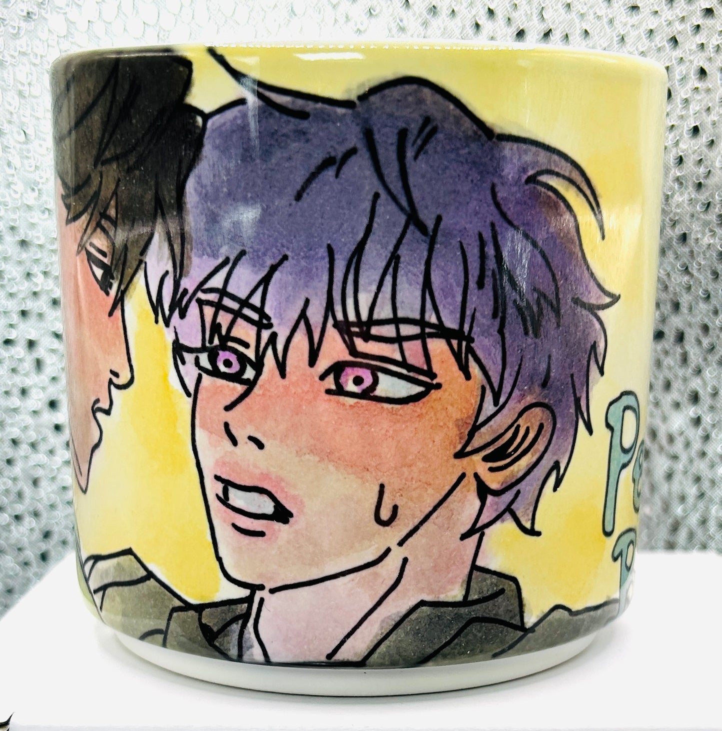 Tazza piccola dipinta a mano a tema Pearl Boy