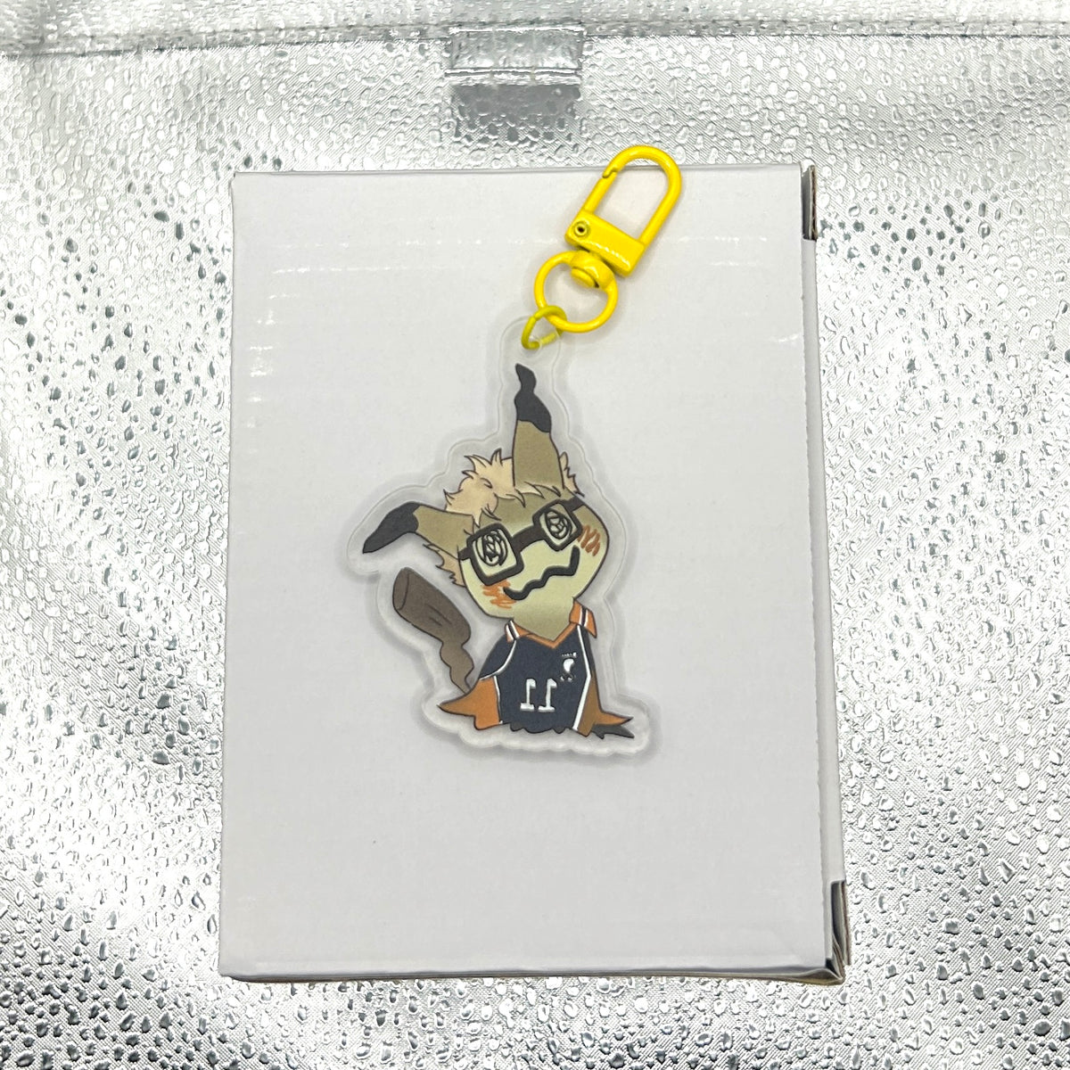 Portachiavi Mimikyu x Tsukishima – Crossover Handmade su Acrilico 🎭
