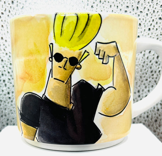 Tazza Johnny Bravo – Dipinta a mano | Cartoon anni ’90