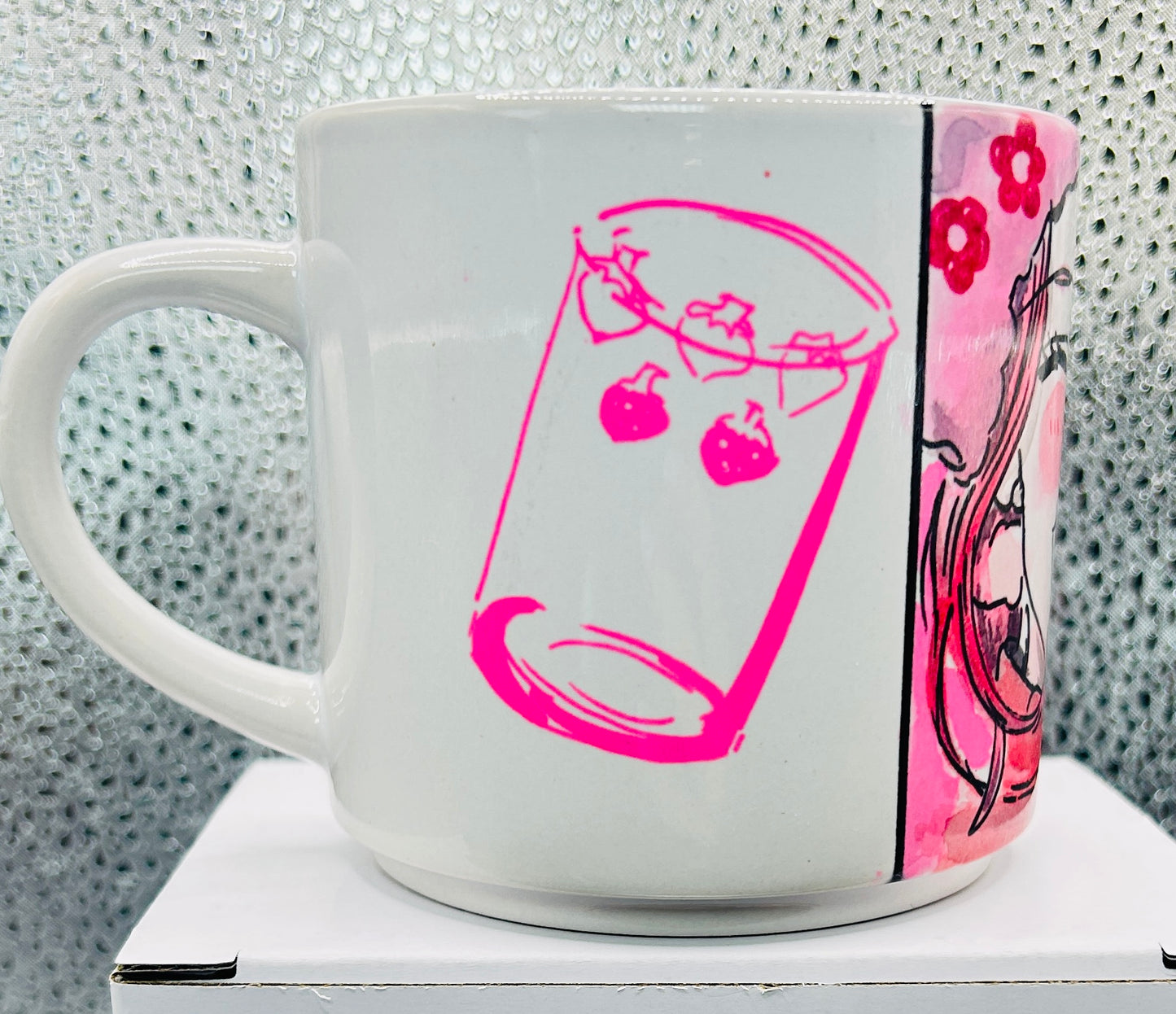 Tazza dipinta a mano – Nana & Hachi | Mug anime artigianale