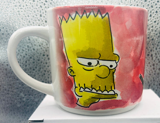 Tazza disegnata a mano – I Simpson