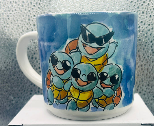 Tazza disegnata a mano – Squirtle (Pokémon)