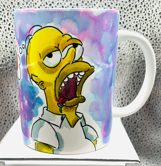 Tazza disegnata a mano – Homer Simpson