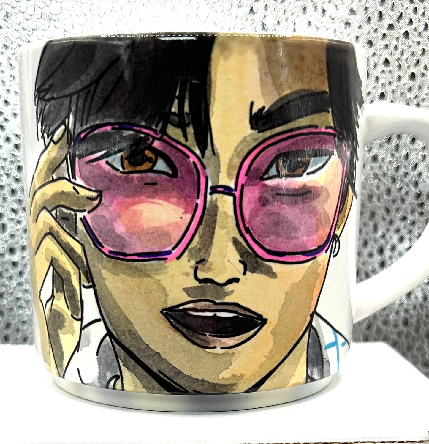 Tazza personalizzata Jinu – K-Pop Demon Hunters | Stile anime, disegno originale