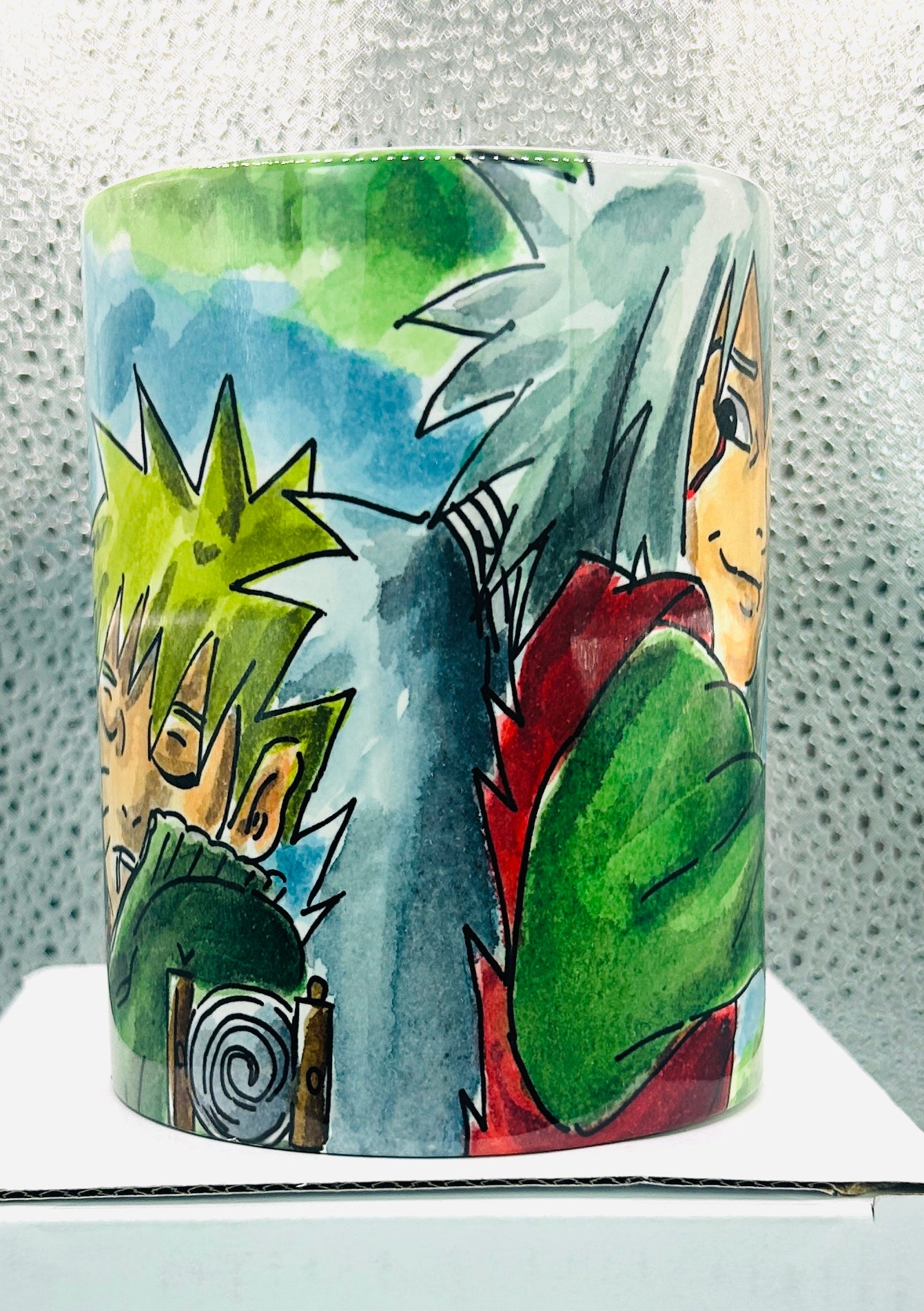 Tazza disegnata a mano – Jiraiya e Naruto (Naruto Shippuden)