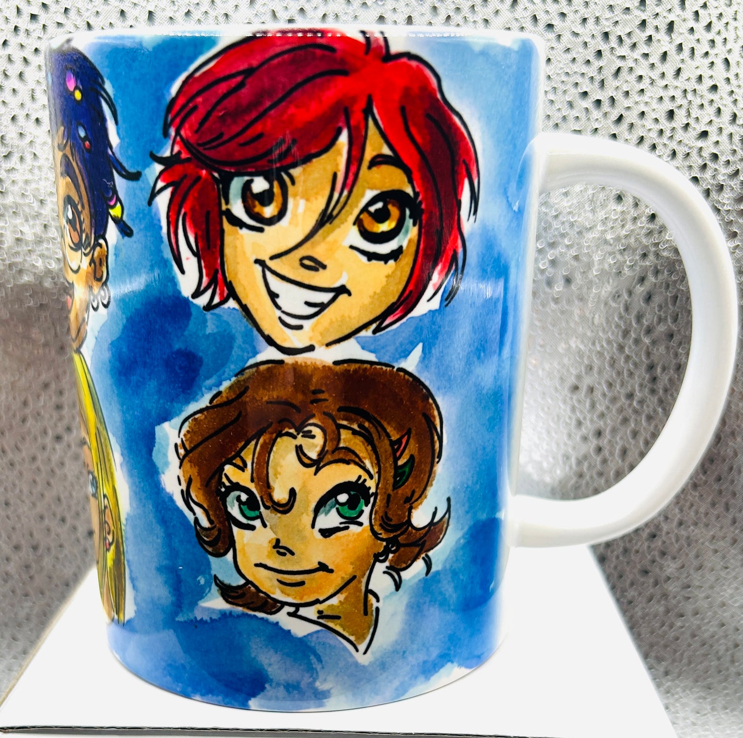Tazza disegnata a mano – W.I.T.C.H.