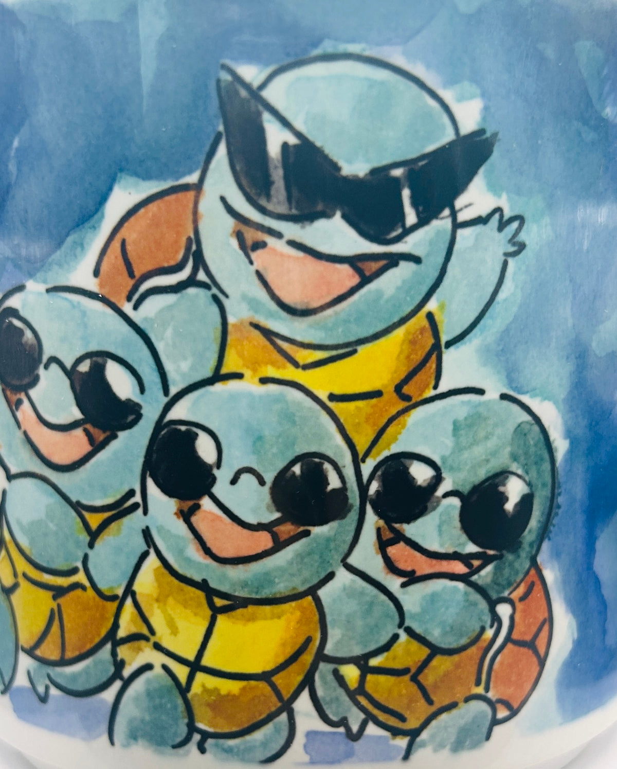Tazza disegnata a mano – Squirtle (Pokémon)