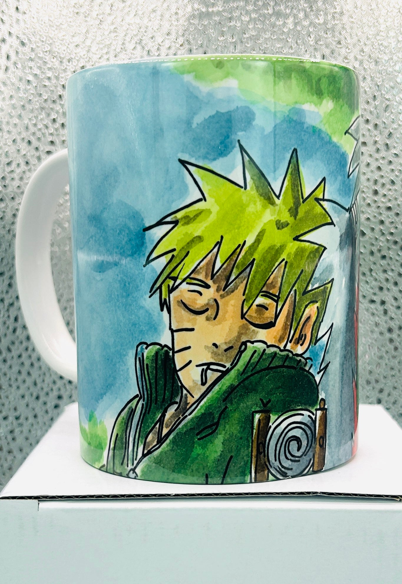 Tazza disegnata a mano – Jiraiya e Naruto (Naruto Shippuden)