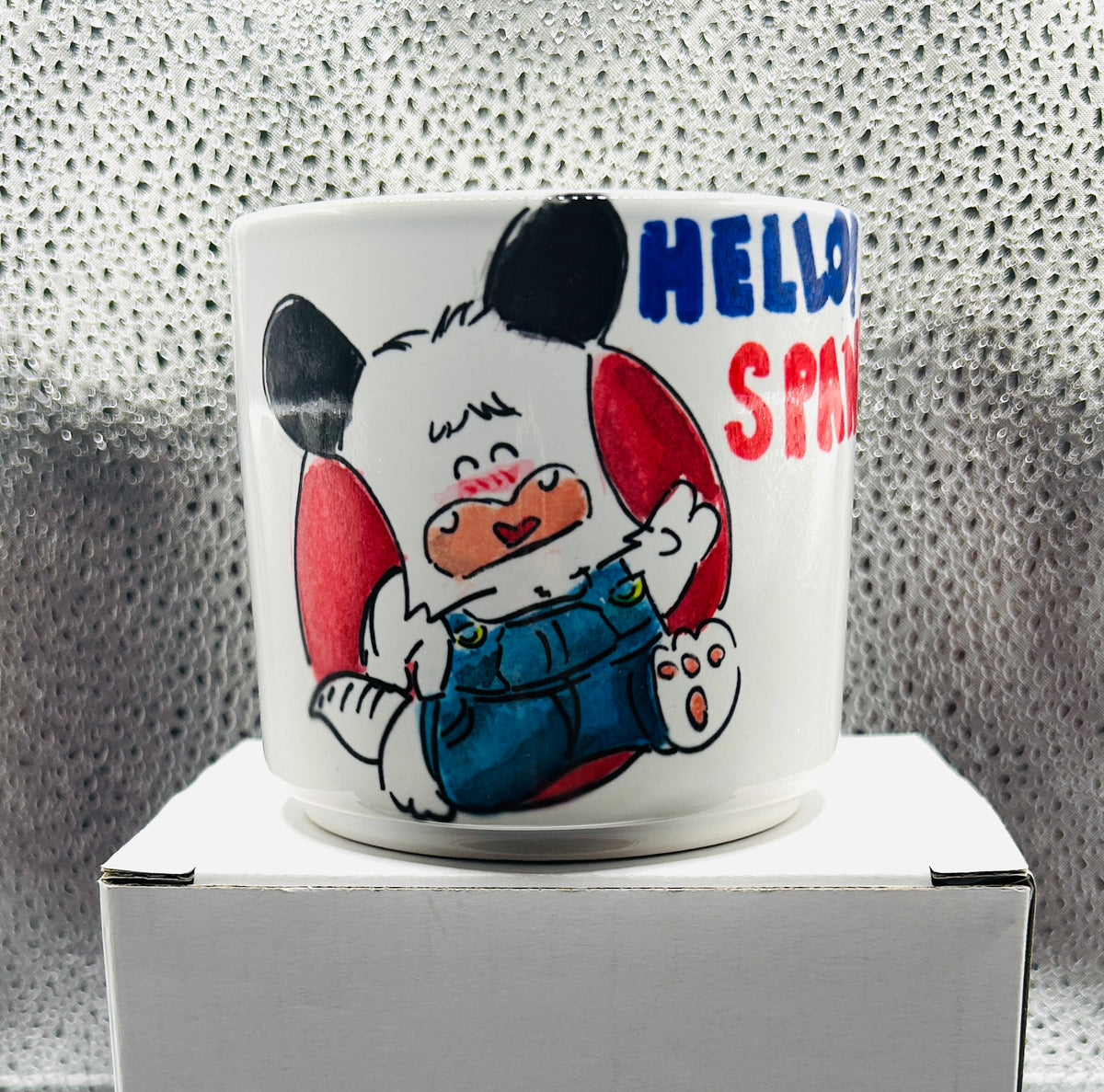 Set Tazza Groot, Portachiavi Luna Sailor Moon, Tazza Iron Man & Tazza Hello Spank– Dipinti a Mano 🌙🌿