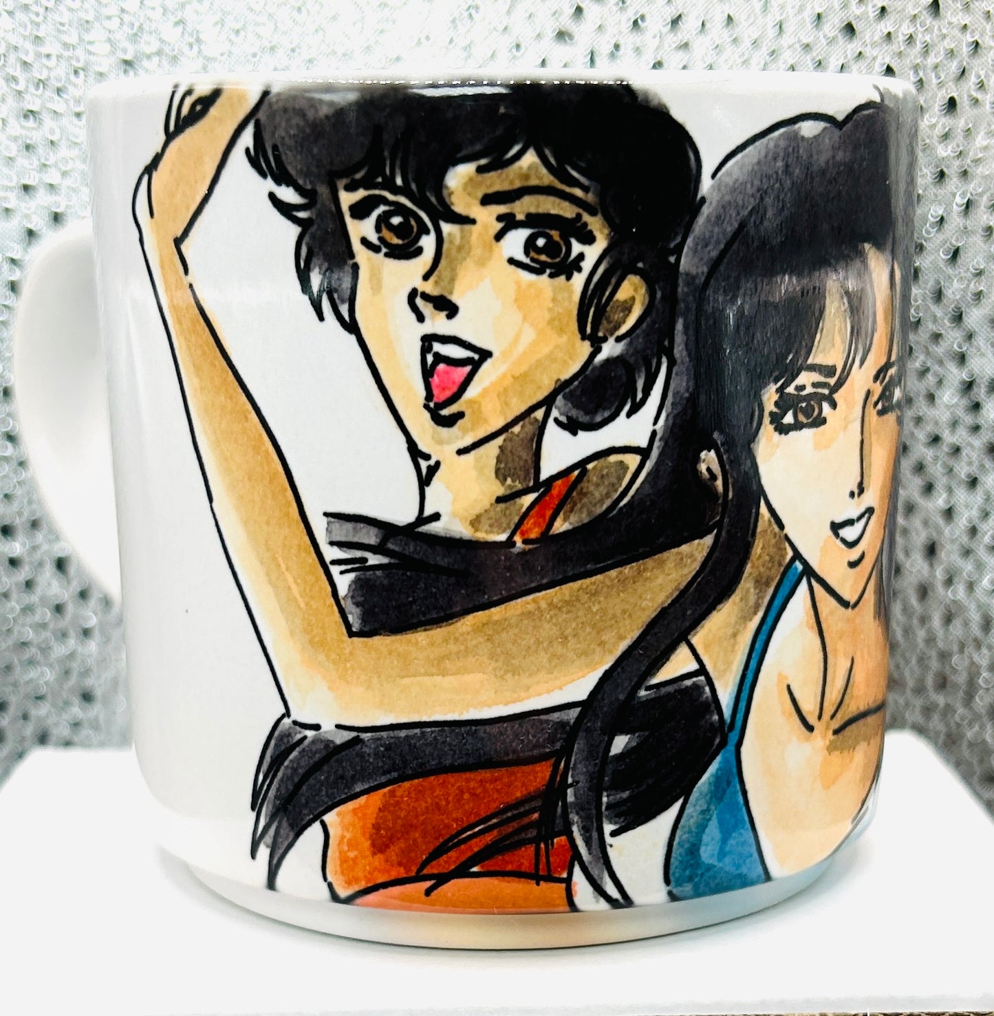 Tazza “Occhi di Gatto” – Edizione Artistica Dipinta a Mano