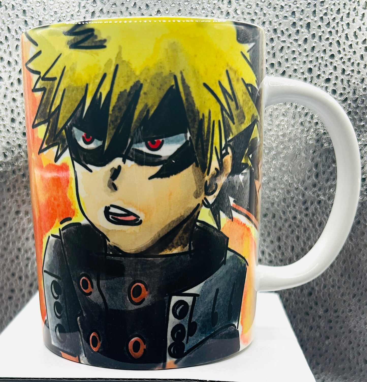 Tazza disegnata a mano – Bakugo Katsuki (My Hero Academia)