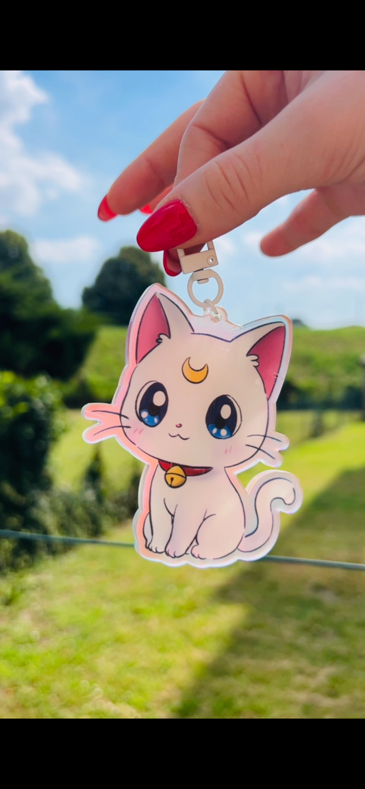 Portachiavi Artemis Sailor Moon – Disegnato a Mano