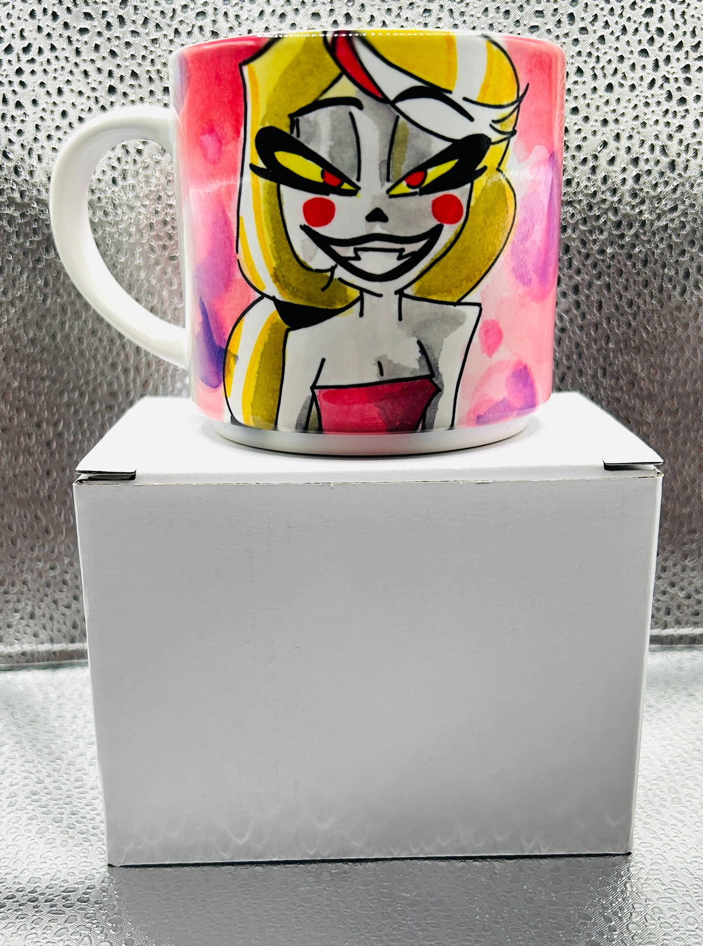 Tazza Charlie & Vaggie | Hazbin Hotel | Tazza Artistica Sublimatica | Idea regalo